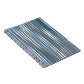 Beautiful abstract vertical blue background with l notitieboek (Rechterzijde)