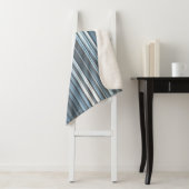 Beautiful abstract vertical blue background with l sherpa deken (In situ)