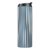 Beautiful abstract vertical blue background with l thermosbeker (Gedraaid links)