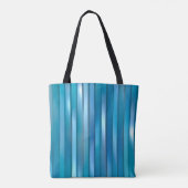 Beautiful abstract vertical blue background with l tote bag (Achterkant)