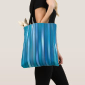 Beautiful abstract vertical blue background with l tote bag (Dichtbij)