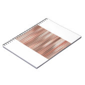 Beautiful abstract vertical vintage background wit notitieboek (Linkerzijde)
