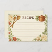 Beautiful Accents of Tuscany Recipe Card (Voorkant / Achterkant)
