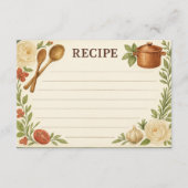 Beautiful Accents of Tuscany Recipe Card (Voorkant)