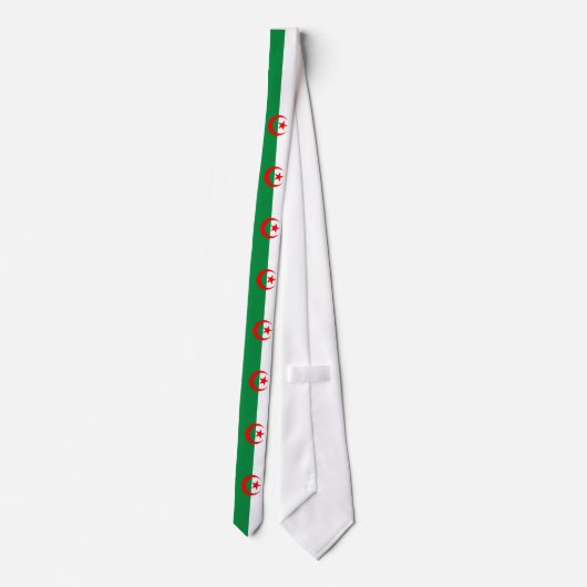 Beautiful Algeria Flag Stropdas (Achterkant)