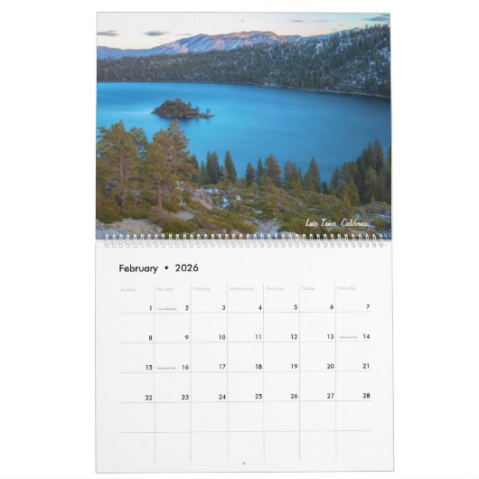 Beautiful American Landscape Kalender (Feb 2026)