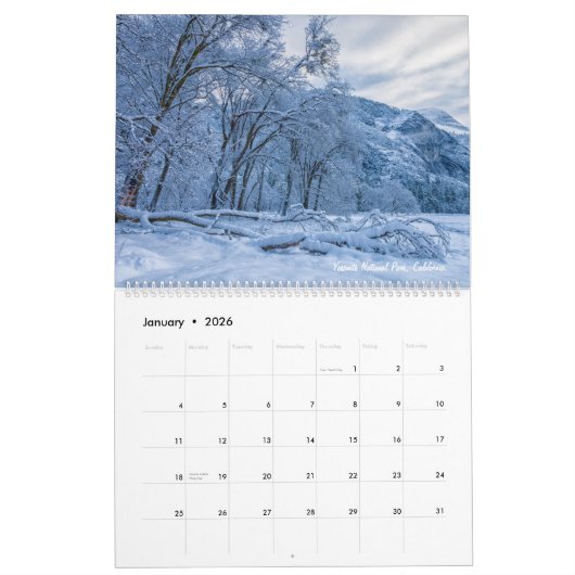 Beautiful American Landscape Kalender (Jan 2026)