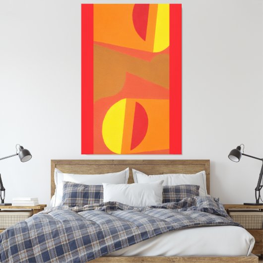 Beautiful and Vibrant Colors! Canvas Print (Insitu (Slaapkamer))