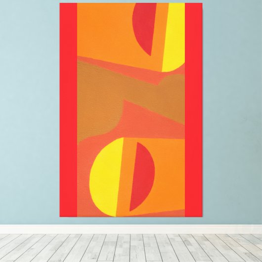 Beautiful and Vibrant Colors! Canvas Print (Insitu (Houten vloer))