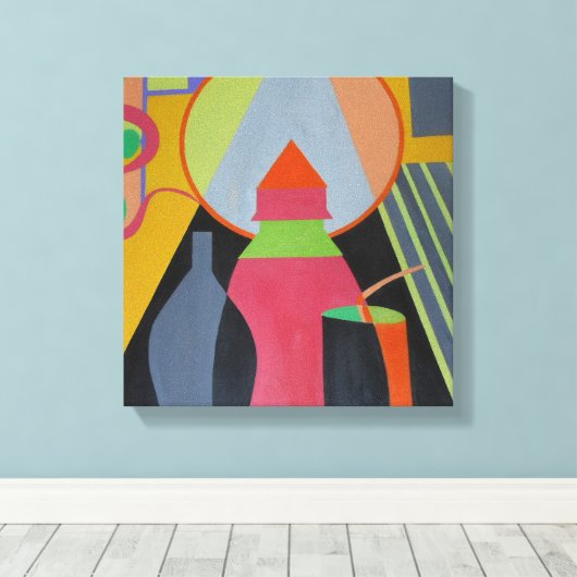 Beautiful and Vibrant Colors! Canvas Print (Insitu (Houten vloer))