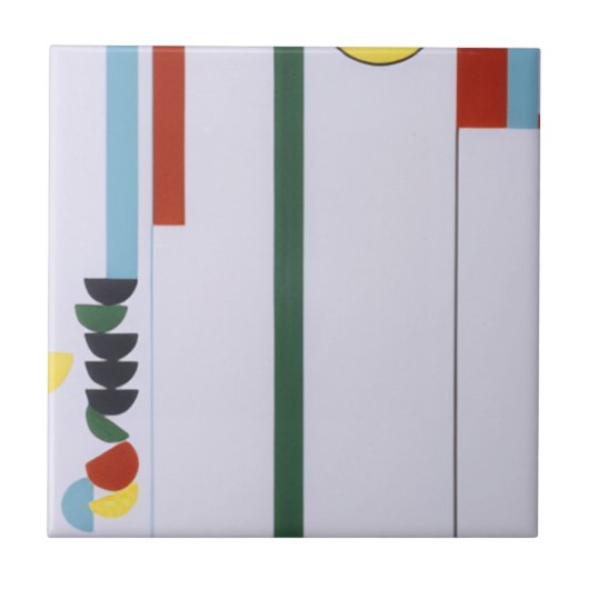 Beautiful and Vibrant Colors! Ceramic Tile Tegeltje (Voorkant)