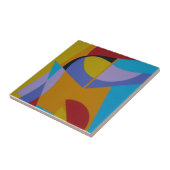 Beautiful and Vibrant Colors! Ceramic Tile Tegeltje (Zijkant)