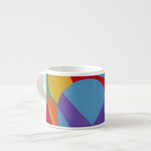 Beautiful and Vibrant Colors! Espresso Mug Espresso Kop (Links)