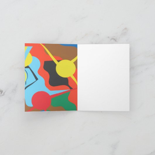 Beautiful and Vibrant Colors! Folded Invitation (Binnen)