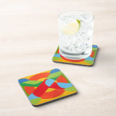 Beautiful and Vibrant Colors! Hard Plastic Coaster Bier Onderzetter (Rechterzijde)