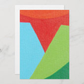 Beautiful and Vibrant Colors! Invitation Kaart (Voorkant / Achterkant)