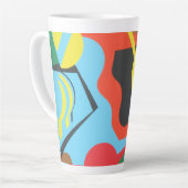 Beautiful and Vibrant Colors! Latte Mug Latte Mok (Linkerhoek)