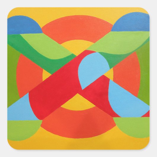 Beautiful and Vibrant Colors! Sticker (Voorkant)