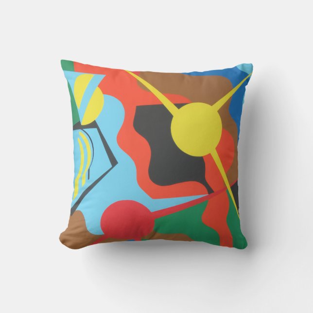 Beautiful and Vibrant Colors! Throw Pillow Kussen (Voorkant)
