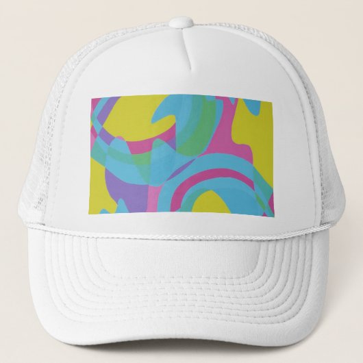 Beautiful and Vibrant Colors! Trucker Hat Pet (Voorkant)