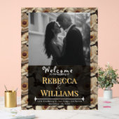 Beautiful Anemones Charm Garden Wedding Acryl Bord (Huwelijk)