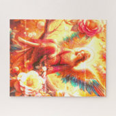 Beautiful Angel Sitting on a Tree Limb Legpuzzel (Horizontaal)