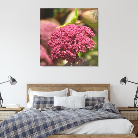 Beautiful Angelica Flower Canvas Afdruk (Insitu (Slaapkamer))