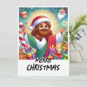 Beautiful Animated Christmas Card Kaart (Staand voorkant)