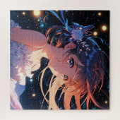 Beautiful anime girl illustration legpuzzel (Horizontaal)