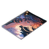 Beautiful anime girl illustration notitieboek (Linkerzijde)