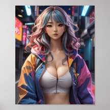 Beautiful Anime Woman Photo Shoot #2 Poster