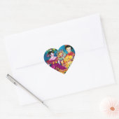 BEAUTIFUL ANTIEK DOLLS, hart Hart Sticker (Envelop)