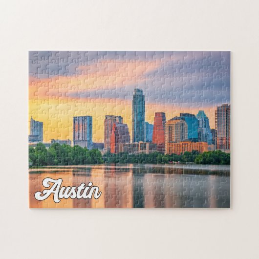 Beautiful Austin, Texas, Verenigde Staten Legpuzzel (Horizontaal)