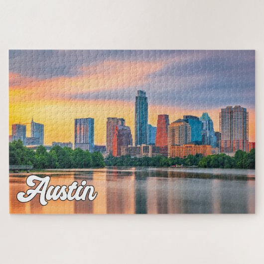 Beautiful Austin, Texas, Verenigde Staten Legpuzzel (Horizontaal)