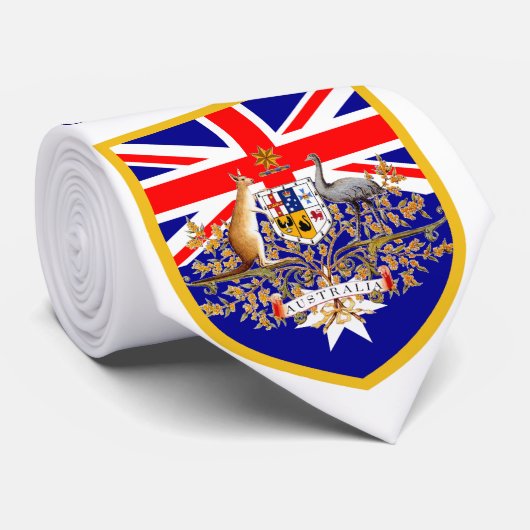Beautiful Australia Flag Stropdas (Opgerold)