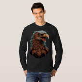 Beautiful Bald Eagle Bird Animal T-shirt (Voorkant volledig)