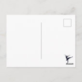 Beautiful Ballerina and Swan Dance Briefkaart (Achterkant)
