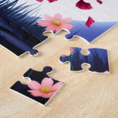 Beautiful ballerina dancing by giant moon legpuzzel (Zijkant)