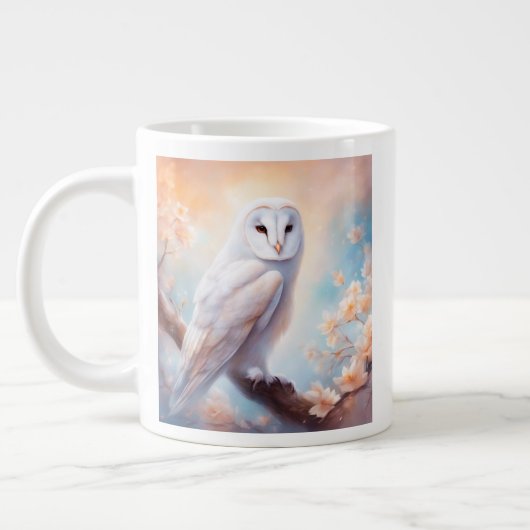 Beautiful Barn Owl Flowers  Grote Koffiekop (Links)