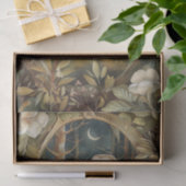 Beautiful Barn Owl Framed by the Forest Tissuepapier (Geschenk)