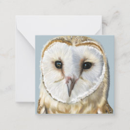 Beautiful Barn Owl Notitiekaartje