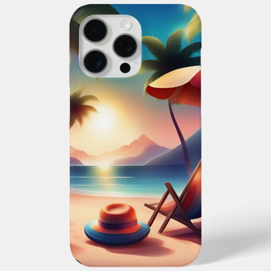 Beautiful beach Case-Mate iPhone case (Achterkant)