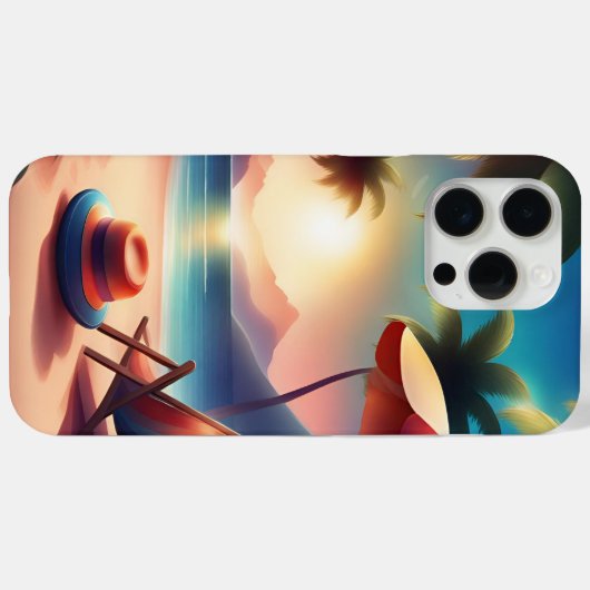 Beautiful beach Case-Mate iPhone case (Achterkant (horizontaal))