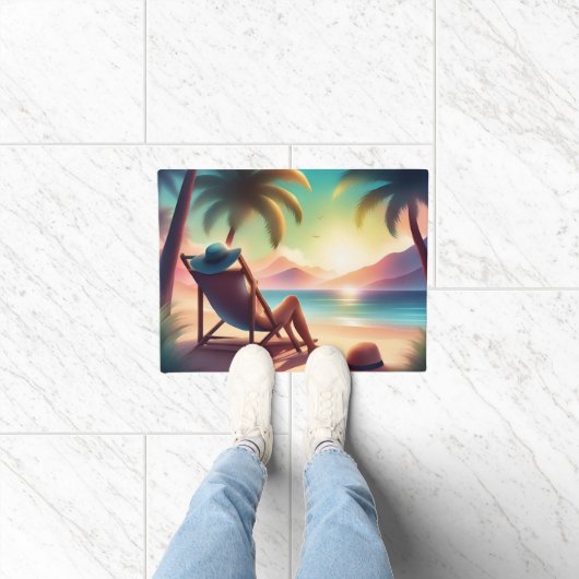 Beautiful beach deurmat (Binnen)