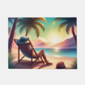 Beautiful beach deurmat (Voorkant)