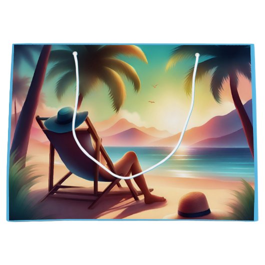 Beautiful beach groot cadeauzakje (Voorkant)