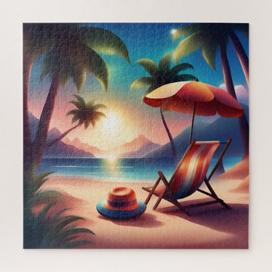 Beautiful beach legpuzzel (Verticaal)