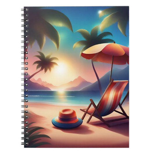 Beautiful beach notitieboek (Voorkant)