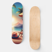Beautiful beach persoonlijk skateboard (Voorkant)