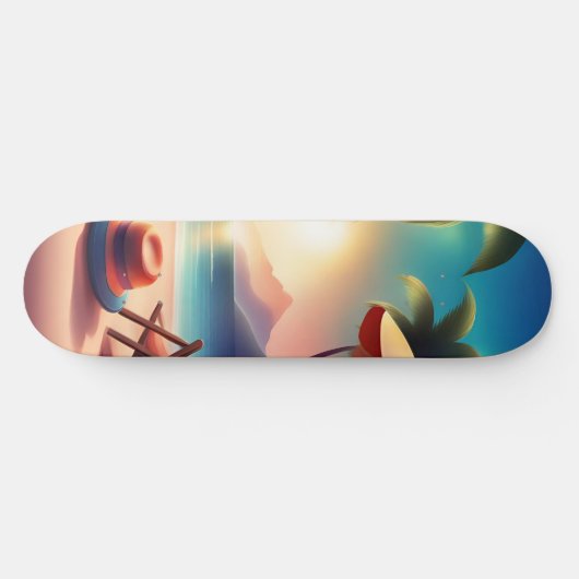Beautiful beach persoonlijk skateboard (Horizontaal)